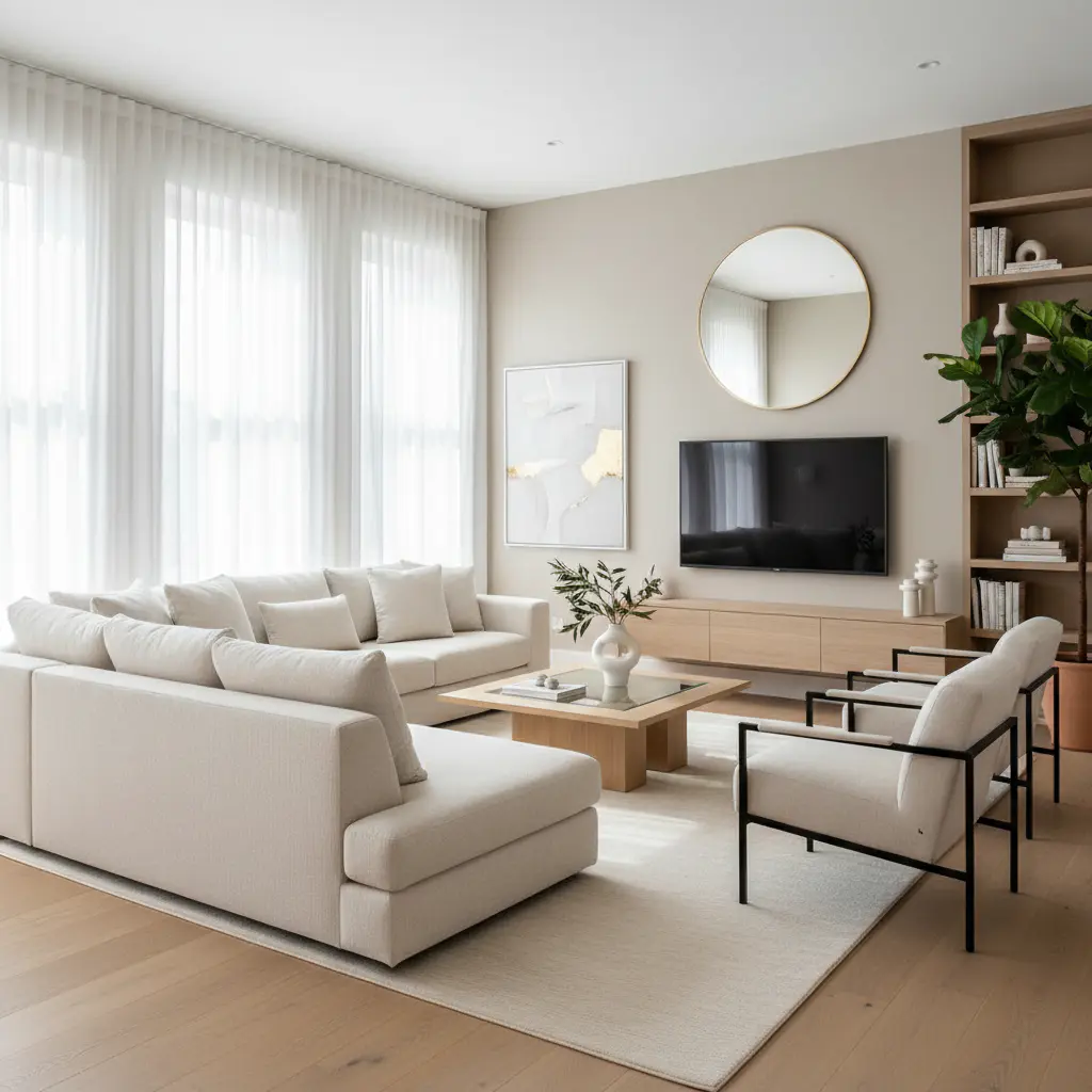 Pristine living room