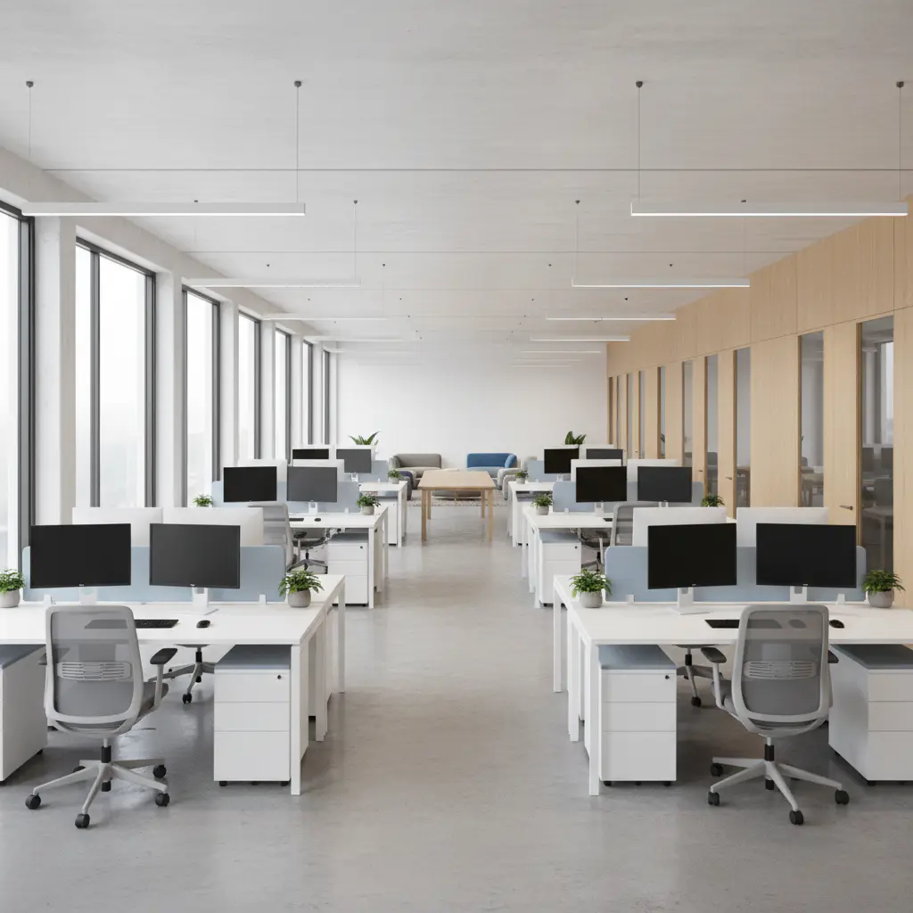 Clean office space